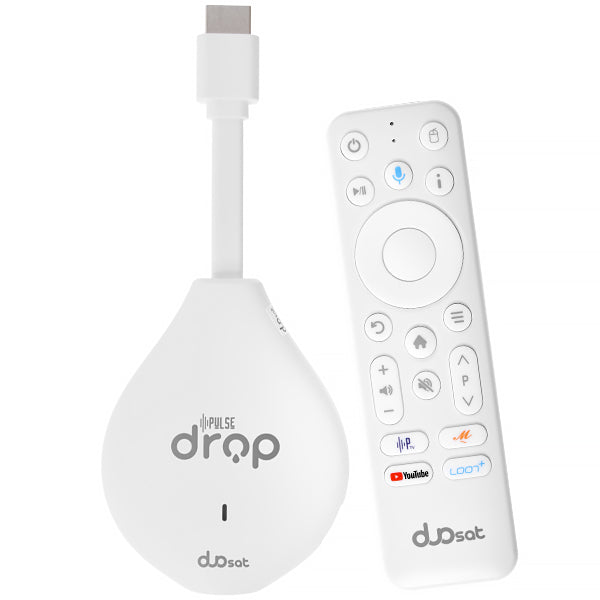 Receptor Duosat Pulse Drop 4K Ultra HD Wi-Fi IPTV Android